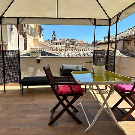 Apartamento Canónigo - terraza con vistas Toledo Exterior foto