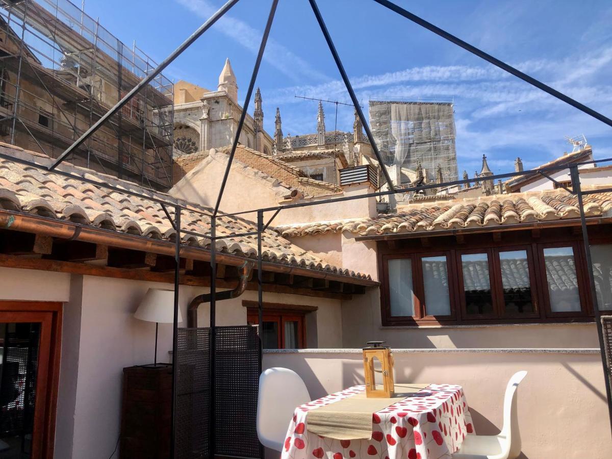 Apartamento Canónigo - terraza con vistas Toledo Exterior foto
