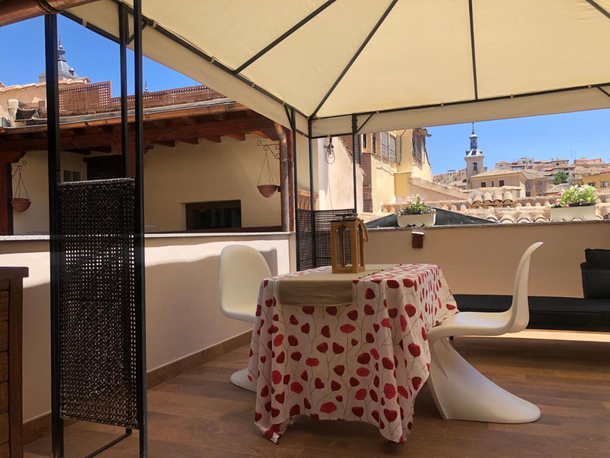 Apartamento Canónigo - terraza con vistas Toledo Exterior foto