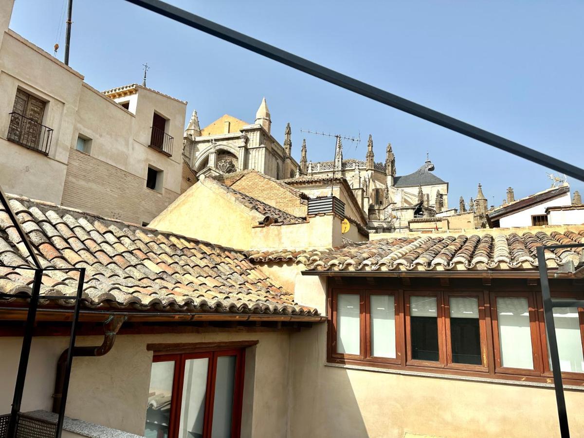 Apartamento Canónigo - terraza con vistas Toledo Exterior foto