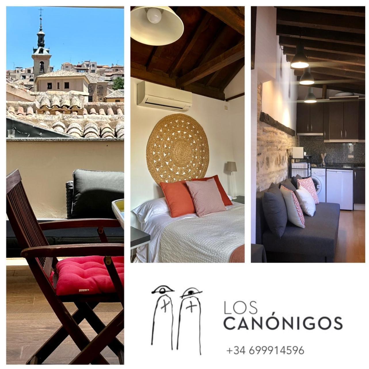 Apartamento Canónigo - terraza con vistas Toledo Exterior foto
